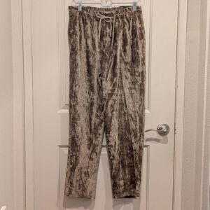 NKNnekane Palmeritas Khaki Velvet Jogging Pants XS